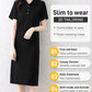 Short-sleeved Simple And Versatile Dress