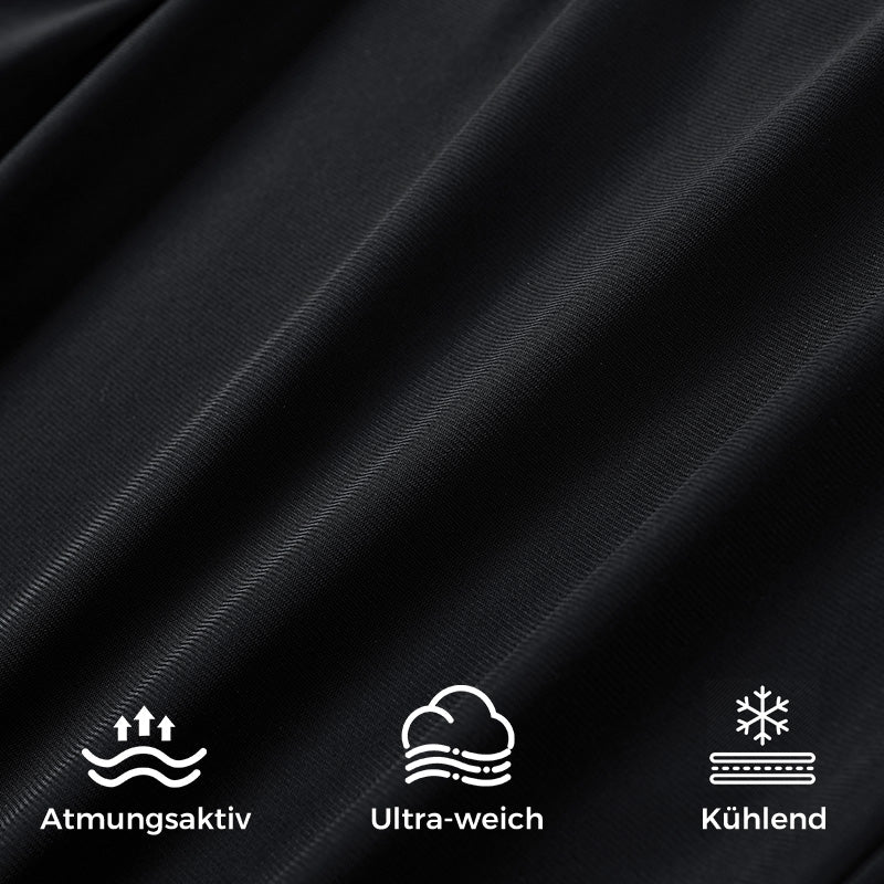 🔥Herren Stretch Ice Silk Kurzarm-T-Shirt mit Revers