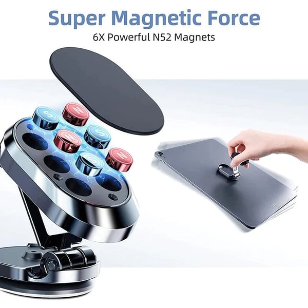 🚗 50% RABATT 🧲 Magnetischer Handyhalter – 360° drehbar, faltbar & stabil 📱