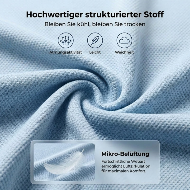 Zweiteiliges Sommer-Set für Herren aus Polohemd und Shorts