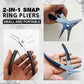 2-in-1-Schnappringzange