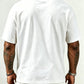 👕🔥 Herren-T-Shirt – strukturierter Aufdruck, reine Baumwolle, lockere Passform. 50% RABATT!