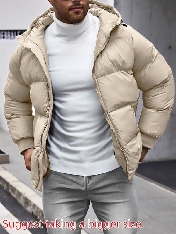Thermojacke mit Kapuze und Kordelzug für Herren