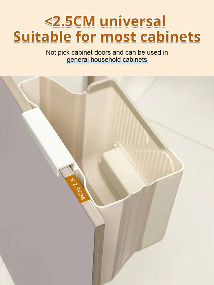 Klappbarer hängender Küchenabfalleimer