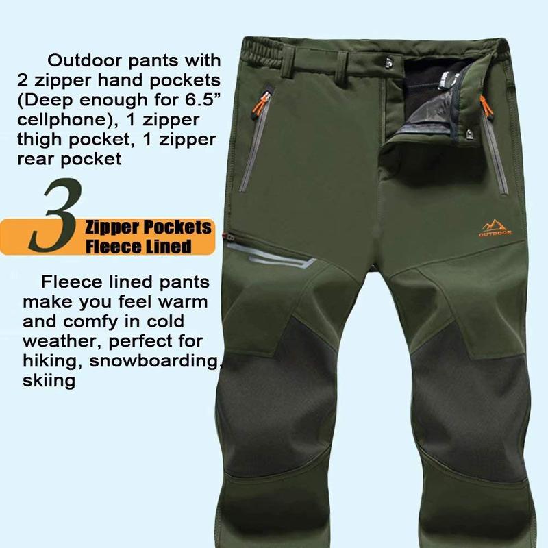 🙋‍♂️2026 Neues Upgrade🌟Herren-Winterhose mit Fleecefutter, Ski- und Schneehose