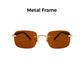 Hochauflösende randlose Schutz-Sonnenbrille