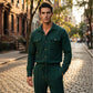 🔥Herren-Set aus Waffel-Button-Down-Jacke und Hose
