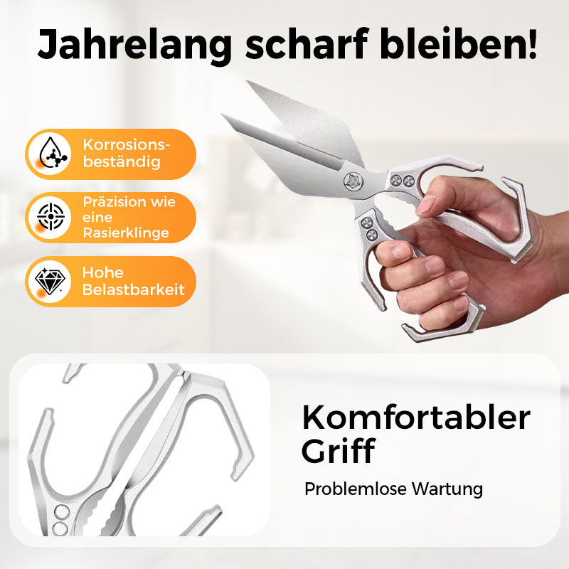 🔥Hot Sale 53% Rabatt🔥Multifunktionale Hochleistungs-Küchenschere💪✂️