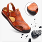 🔥Große Größe Weiches Leder Männer Atmungsaktive Outdoor-Sandalen