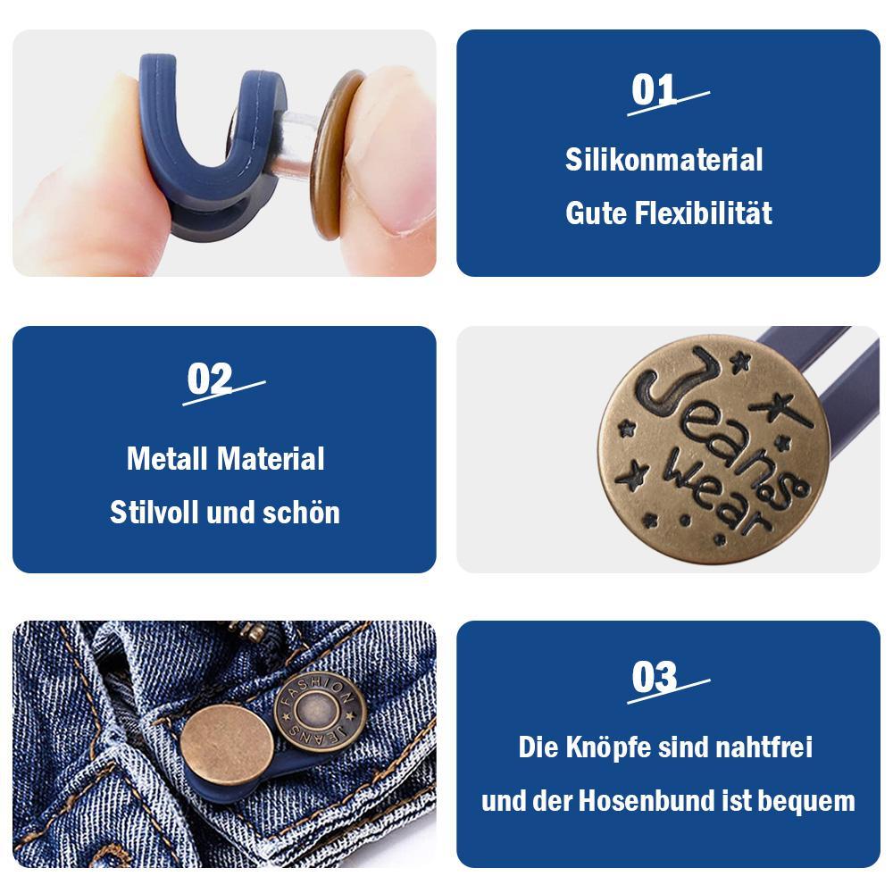 3PCS * Magische Jeans Knöpfe Hosenerweiterung