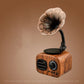 Altavoz Bluetooth Fonógrafo Retro de Madera