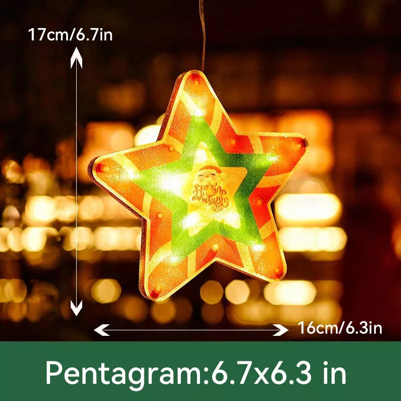 🔥Weihnachts-Sonderangebot – 50 % Rabatt!🎄 Weihnachts-Fensterlichter💡