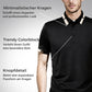 🔥Herren Stretch Ice Silk Kurzarm-T-Shirt mit Revers