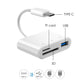 3-in-1 USB-C Speicherkartenleser