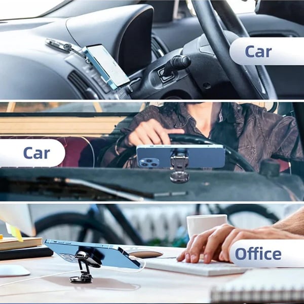 🚗 50% RABATT 🧲 Magnetischer Handyhalter – 360° drehbar, faltbar & stabil 📱