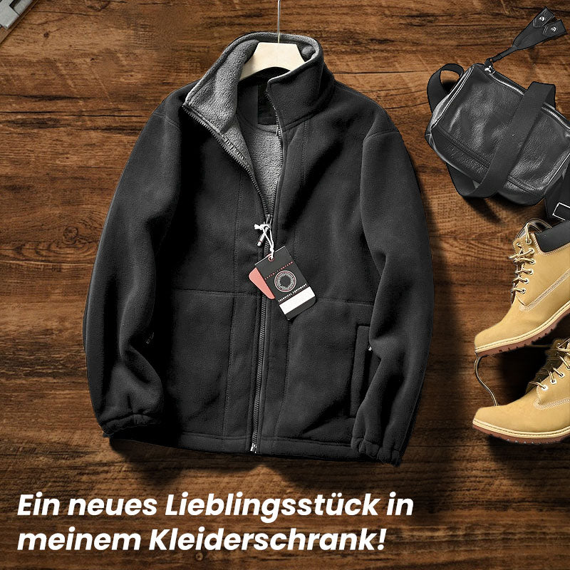 🍂 Herbst-/Winter-Sonderangebot 73% Rabatt 🍁Herrenjacke mit doppelseitigem Fleece