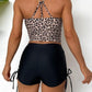 2-teiliges Damen Tankini-Set mit Floral-Print & Tunnelzug