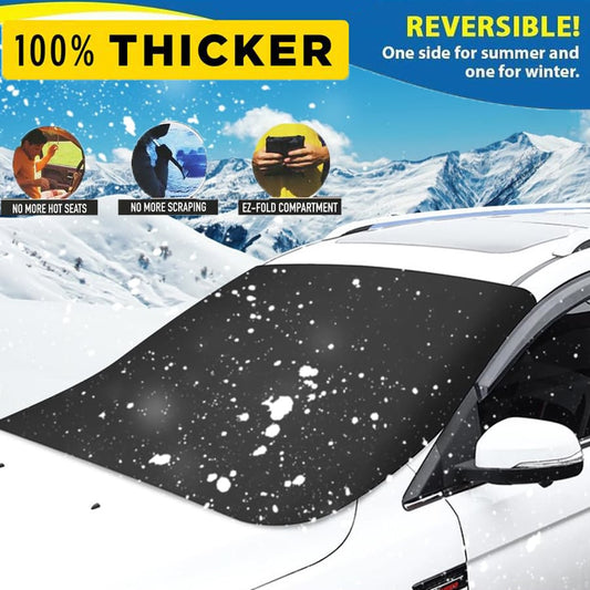 Verbesserte magnetische Schneeschutzabdeckung für die Windschutzscheibe