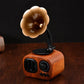 Altavoz Bluetooth Fonógrafo Retro de Madera