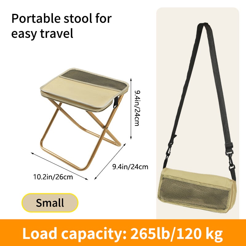 Ultraleichter Klapphocker – trägt bis zu 120 kg