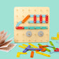 Montessori-Steckbrettpuzzle 🎅Weihnachtsgeschenkidee!🎁