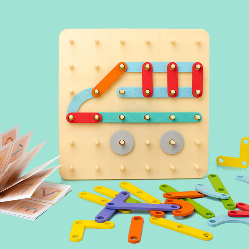 Montessori-Steckbrettpuzzle 🎅Weihnachtsgeschenkidee!🎁