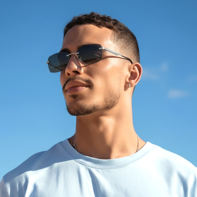 Hochauflösende randlose Schutz-Sonnenbrille