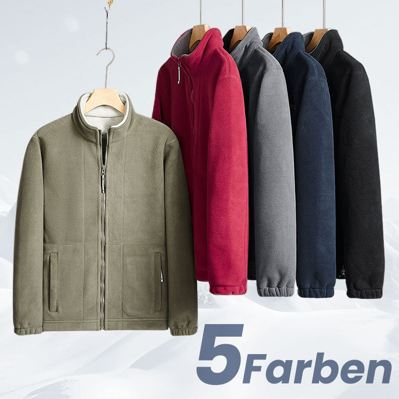 🍂 Herbst-/Winter-Sonderangebot 73% Rabatt 🍁Herrenjacke mit doppelseitigem Fleece