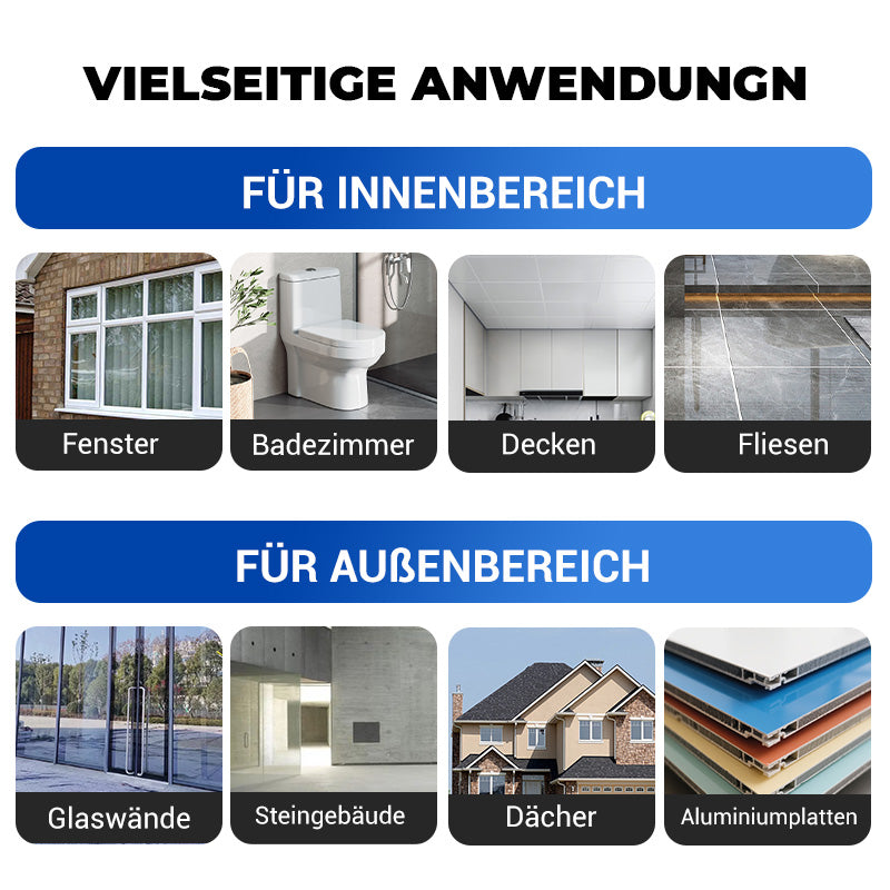 🔥Heißer Verkauf 50 % Rabatt🔥Wasserdichtes Silikondichtmittel für innen und außen