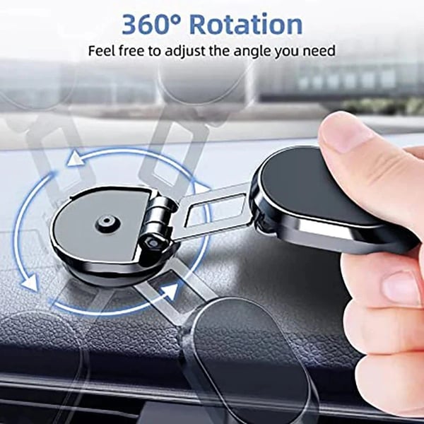 🚗 50% RABATT 🧲 Magnetischer Handyhalter – 360° drehbar, faltbar & stabil 📱