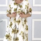 【S-5XL】 2024 New Fashion Printed Chiffon Dresses