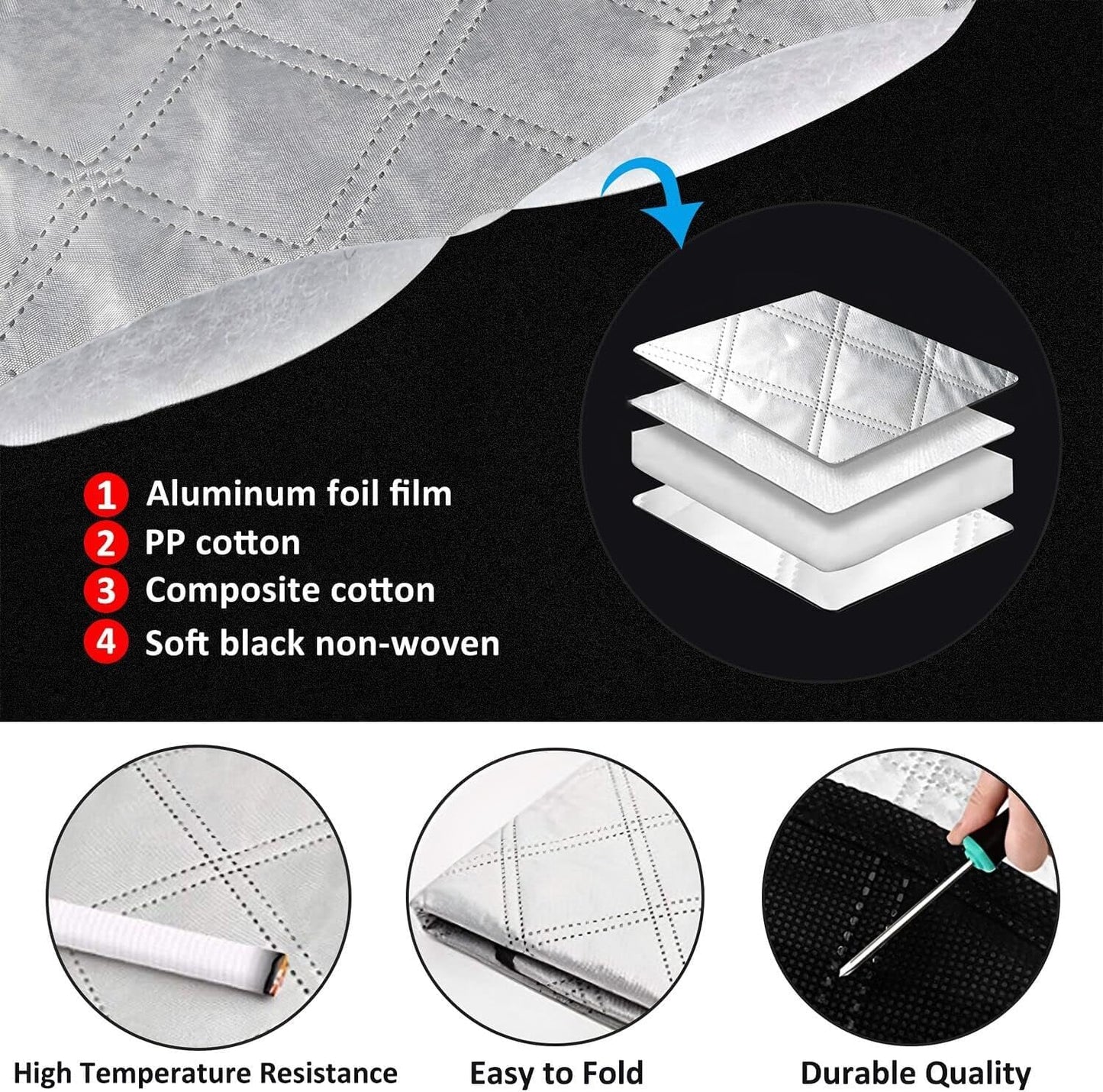 Verbesserte magnetische Schneeschutzabdeckung für die Windschutzscheibe