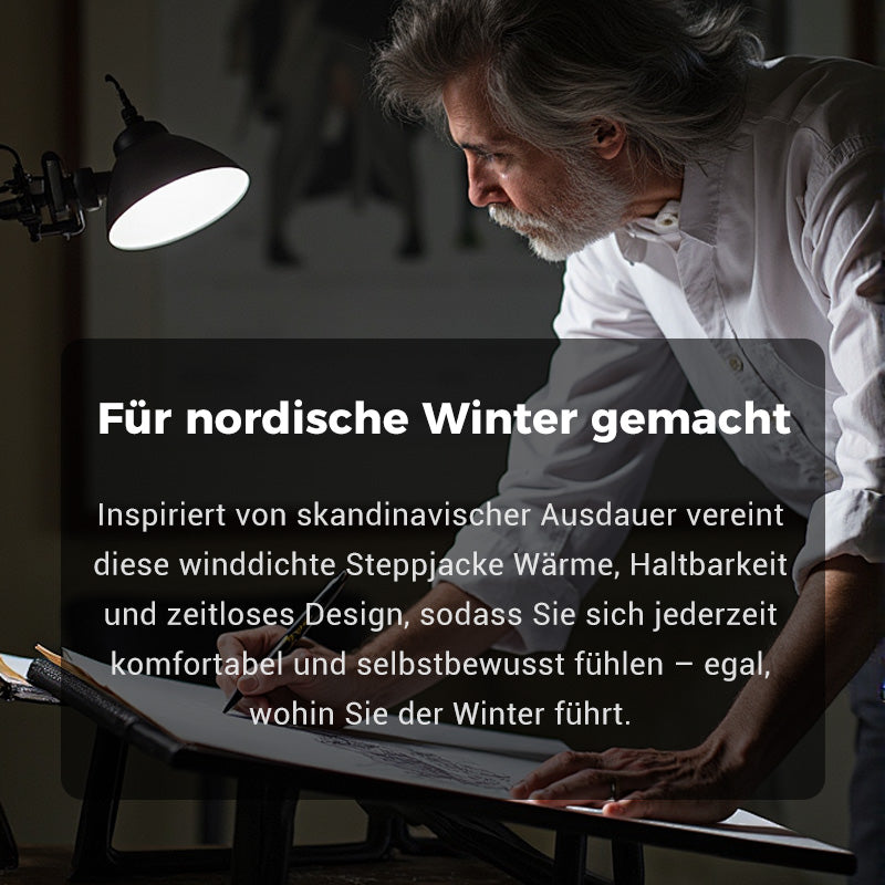 ⏰Herbst-Sonderangebot: 50 % Rabatt💥💥Gepolsterte Windjacke mit Kapuze für Herren