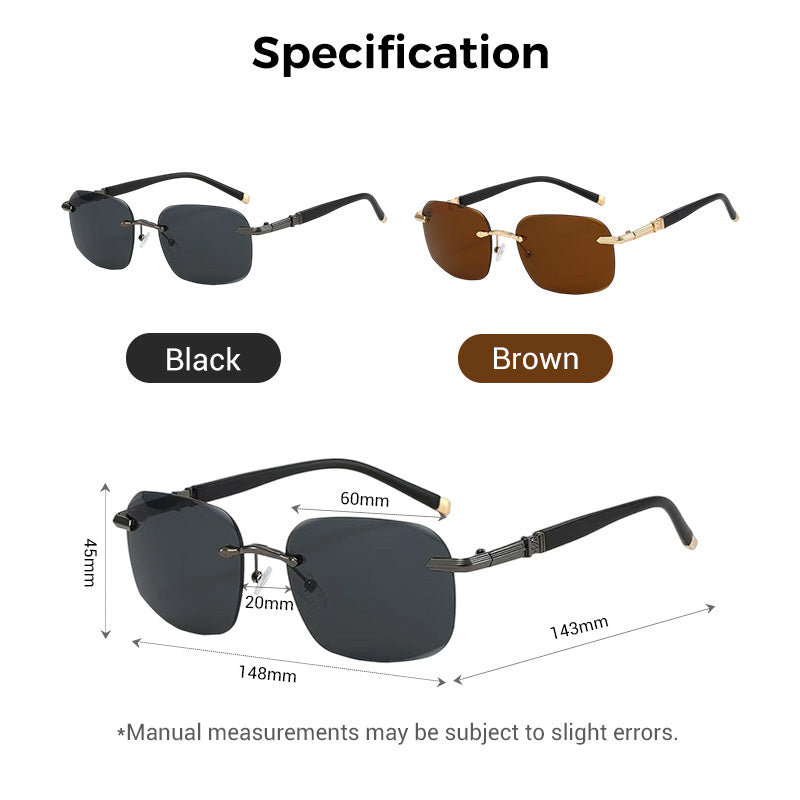 Hochauflösende randlose Schutz-Sonnenbrille