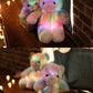 🎄❤️Weihnachtsangebot: 50% Rabatt 🧸Teddybär, buntes LED-Licht, Stofftiere