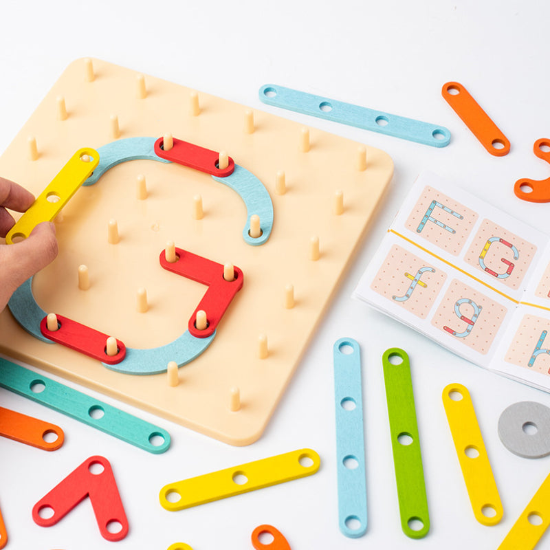 Montessori-Steckbrettpuzzle 🎅Weihnachtsgeschenkidee!🎁