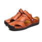 🔥Große Größe Weiches Leder Männer Atmungsaktive Outdoor-Sandalen