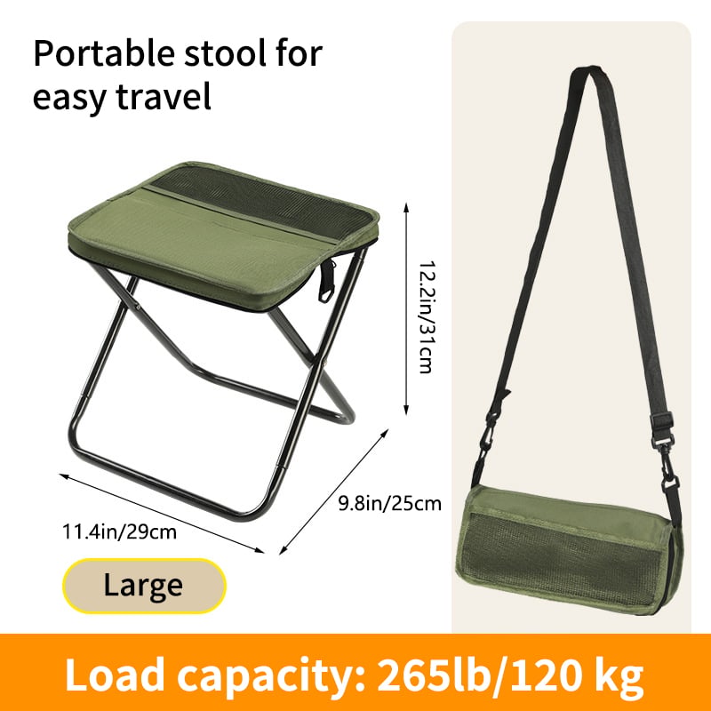 Ultraleichter Klapphocker – trägt bis zu 120 kg