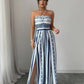 Damen Jumpsuit Schulterfrei Floral im Boho-Stil – Eleganter Sommer-Overall mit Bardot-Ausschnitt – 50% Rabatt
