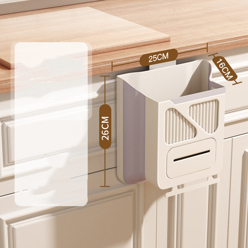 Klappbarer hängender Küchenabfalleimer