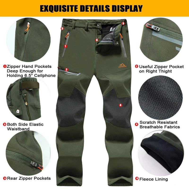 🙋‍♂️2026 Neues Upgrade🌟Herren-Winterhose mit Fleecefutter, Ski- und Schneehose