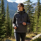 Kapuzenpullover mit Leopardenmuster und Kängurutasche