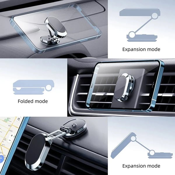 🚗 50% RABATT 🧲 Magnetischer Handyhalter – 360° drehbar, faltbar & stabil 📱