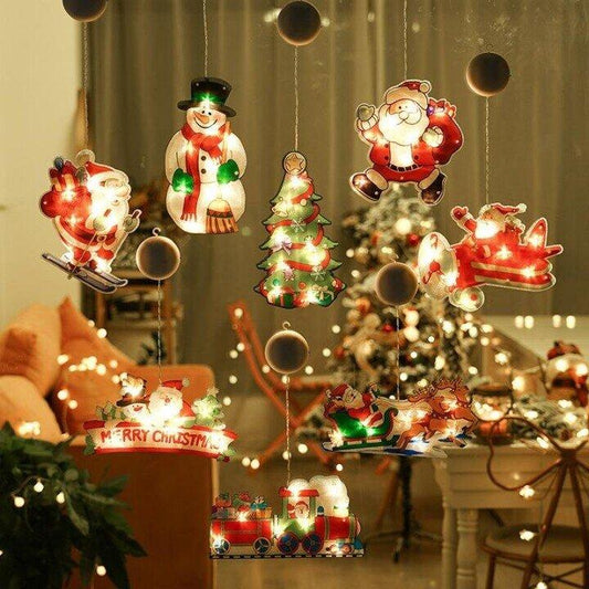 🔥Weihnachts-Sonderangebot – 50 % Rabatt!🎄 Weihnachts-Fensterlichter💡