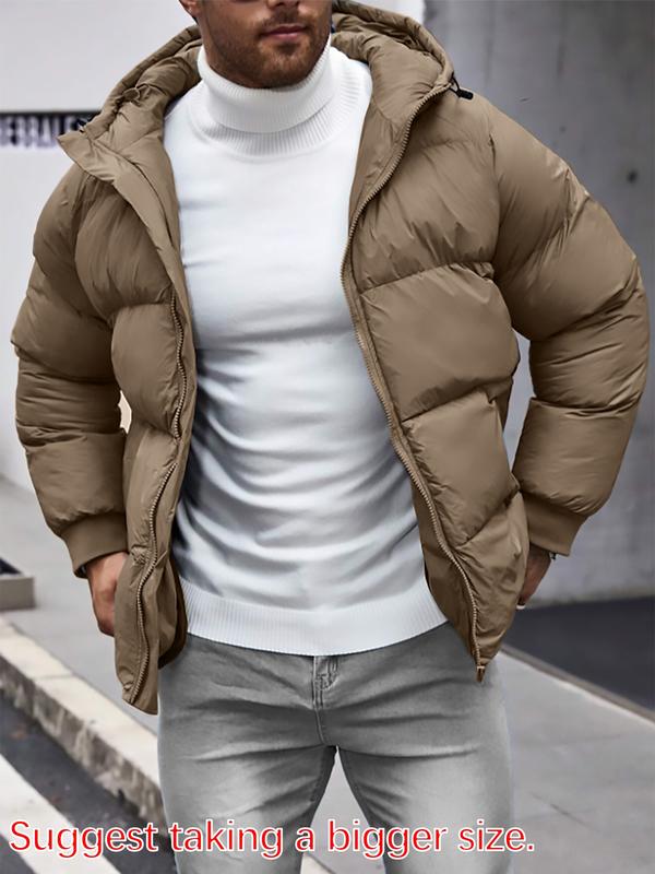 Thermojacke mit Kapuze und Kordelzug für Herren