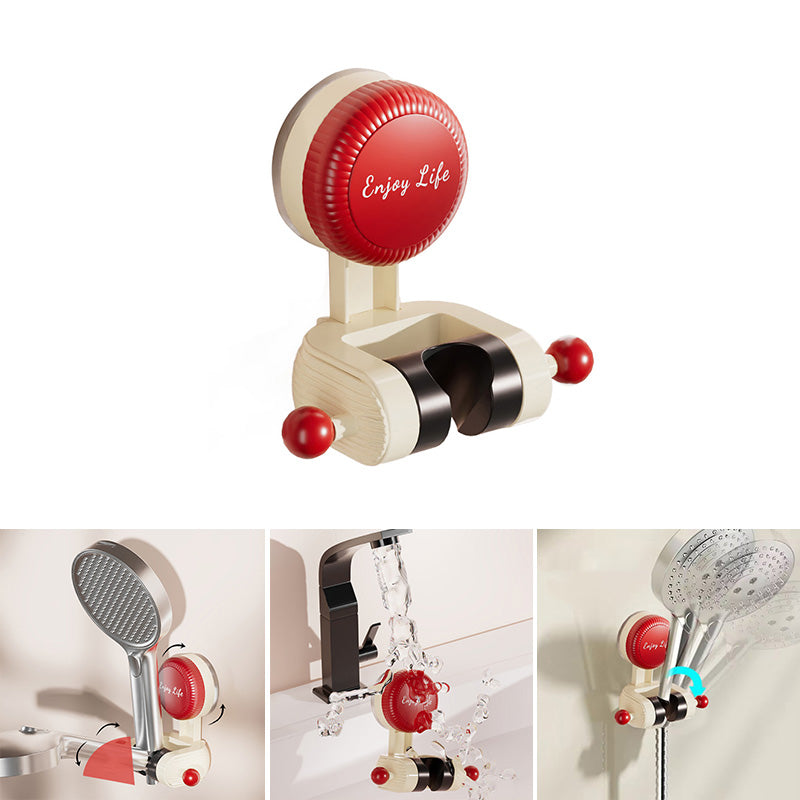 🚿🌟 Verstellbare Duschhalterung mit Saugnapf – Installation ohne Bohren, 360° drehbar 💦✨