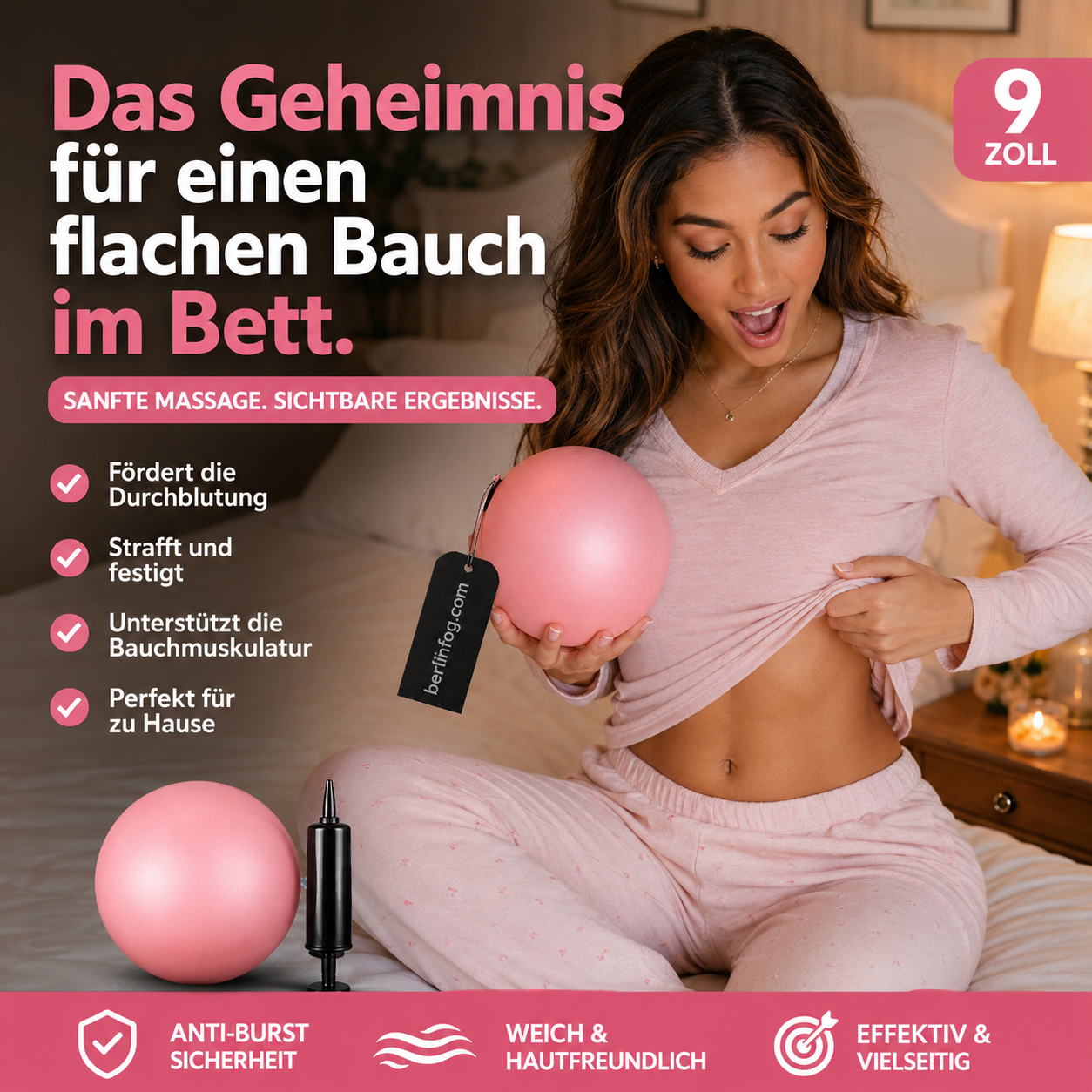 🔥Solange der Vorrat reicht 49 % Rabatt!🎉Explosionsgeschützter Yoga-Ball mit Wabenstruktur