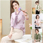 🔥Buy 2 get free shipping🔥Summer Fashion V-Neck Flutter Belt Chiffon Shirt