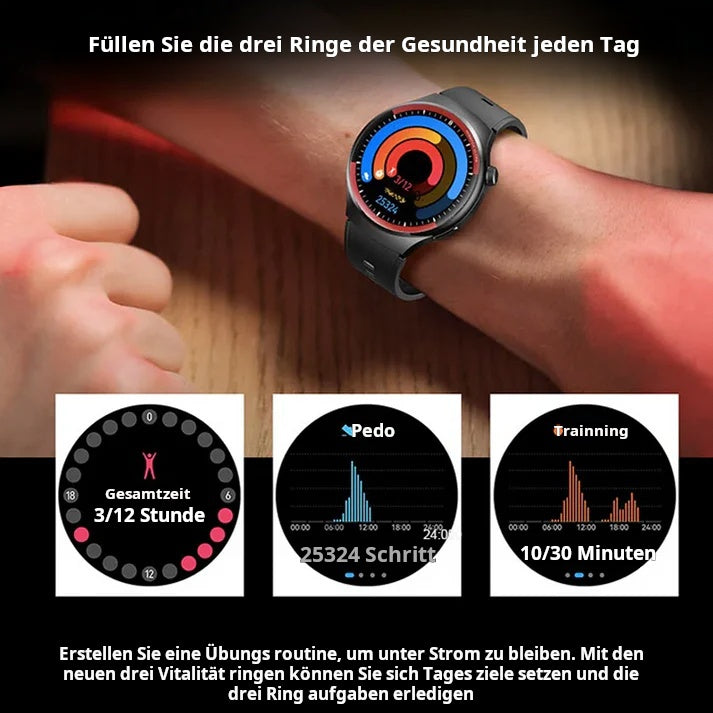 ✨Smart Bluetooth-Uhr · Gesundheitsüberwachungsuhr