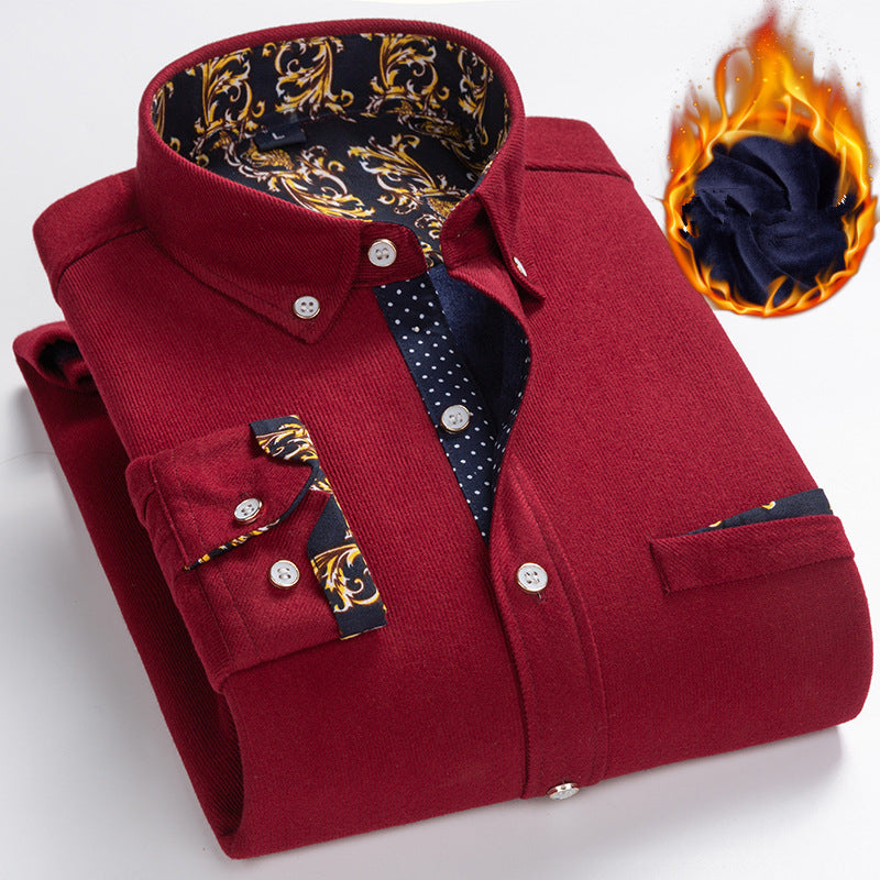 👔Black Friday 50% RABATT JETZT! ✨ Herren Samtgewebe Hemd - Elegante Struktur mit Atmungsaktivem Tragekomfort für Business & Freizeit 🌟💼